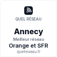 Réseau mobile à Annecy - Quel Réseau