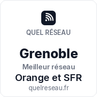 Réseau mobile à Grenoble - Quel Réseau