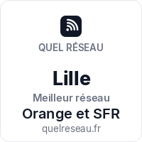 Réseau mobile à Lille - Quel Réseau