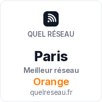 Réseau mobile à Paris - Quel Réseau