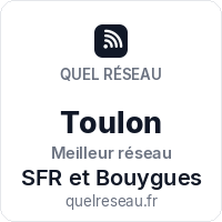 Réseau mobile à Toulon - Quel Réseau