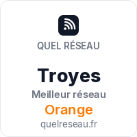 Réseau mobile à Troyes - Quel Réseau