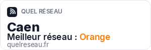 Réseau mobile à Caen - Quel Réseau