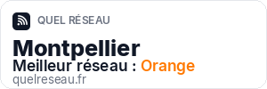 Réseau mobile à Montpellier - Quel Réseau